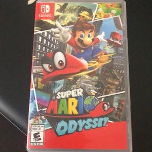 Nintendo super Mario odyssey game